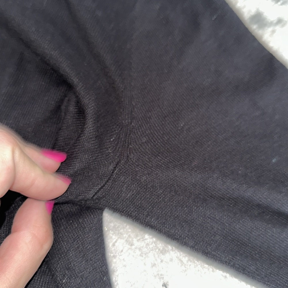 Michael Kors black long sleeve knit sweater dress - Picture 7 of 7